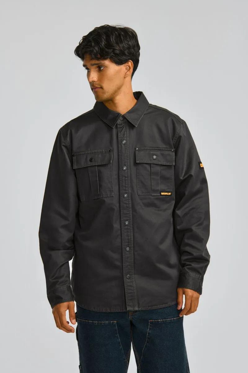 Men's Waxed Cotton Shirt Jacket